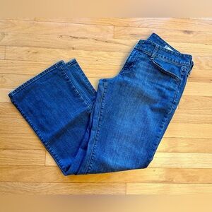 Gap Curvy stretch bootcut denim jeans women’s 12R back flap pockets